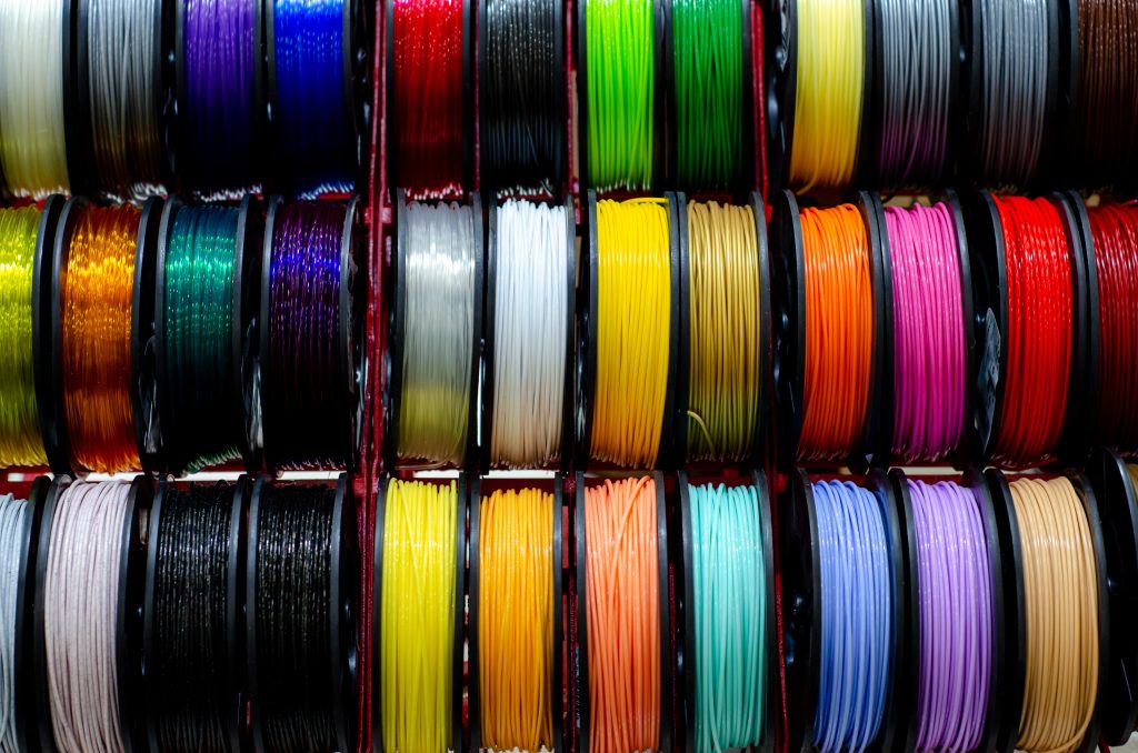 foto bobine colorate magolab servizio stampa 3D